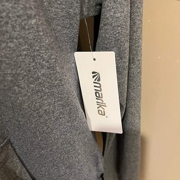 Marika Mona Full Zip Hoodie, in heather black (reads dark grey), size L - Picture 4 of 12